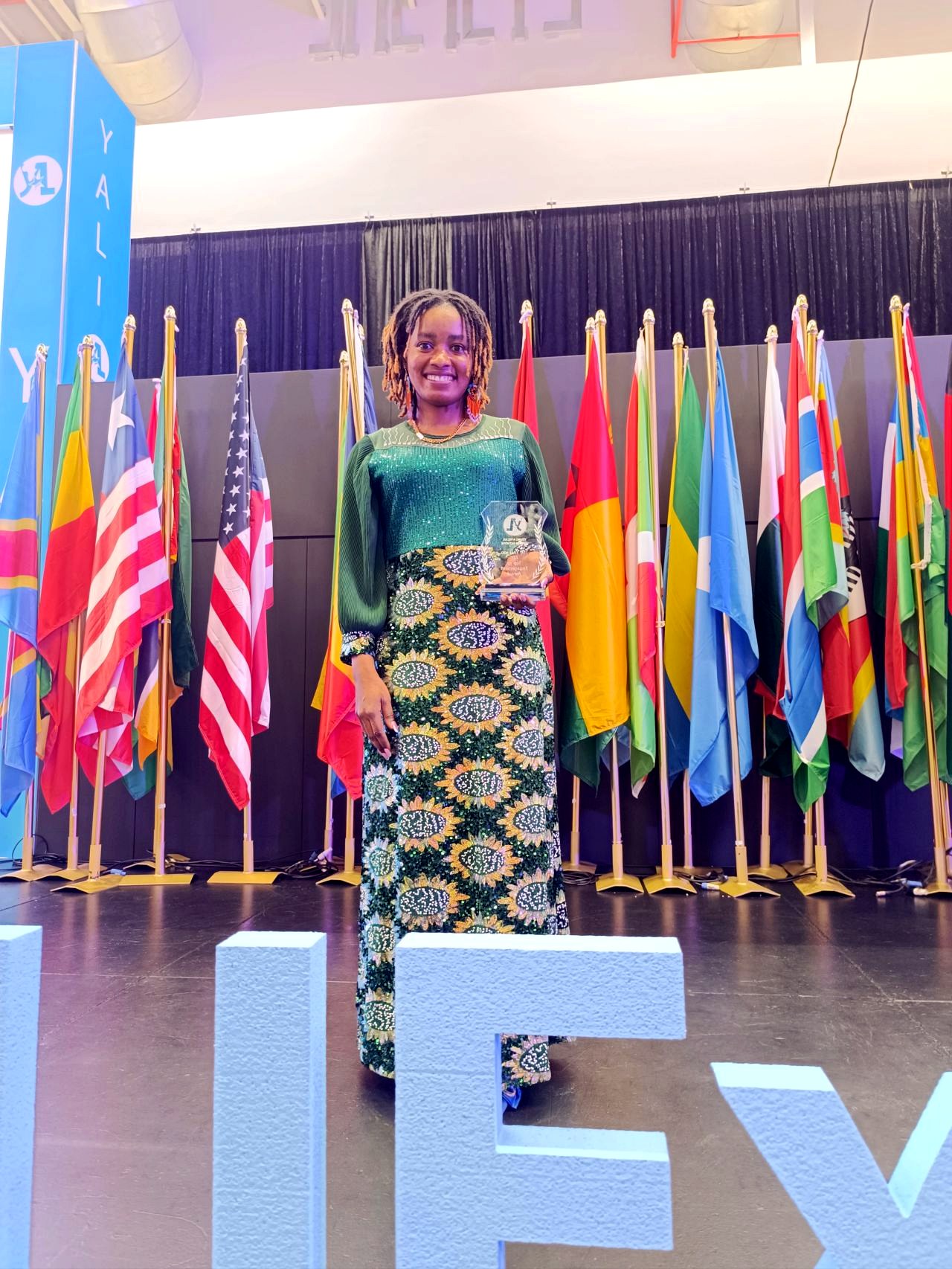 YALI Award Stage Recognition